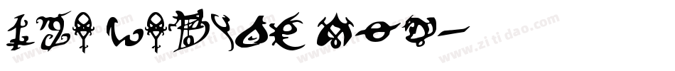 the devils car字体转换